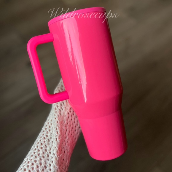 Hydrojug Neon FLARE Glossy Pink 40oz Traveler - Picture 2 of 8